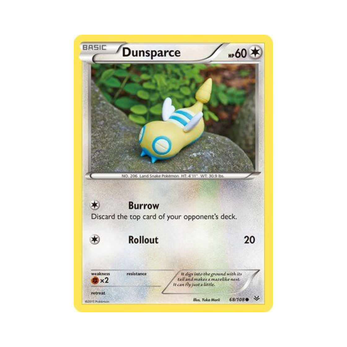포켓몬 TCG 노고치 C 로어링 스카이즈 (영문판)(Pokemon TCG Dunsparce C Roaring Skies (English Ver.)) - 1
