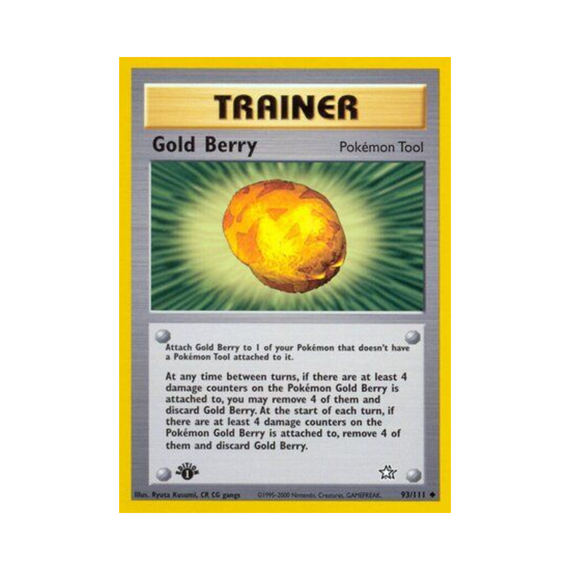 포켓몬 TCG 골드 베리 U 네오 제네시스 (영문판)(Pokemon TCG Gold Berry U Neo Genesis (English Ver.)) - 1