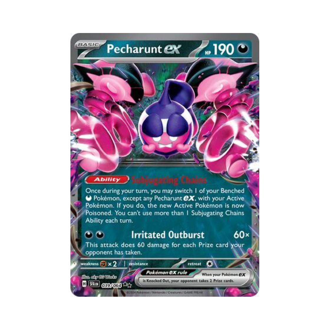 포켓몬 TCG 복숭악동 ex DR 슈라우디드 페이블 (영문판)(Pokemon TCG Pecharunt ex DR Shrouded Fable (English Ver.)) - 1