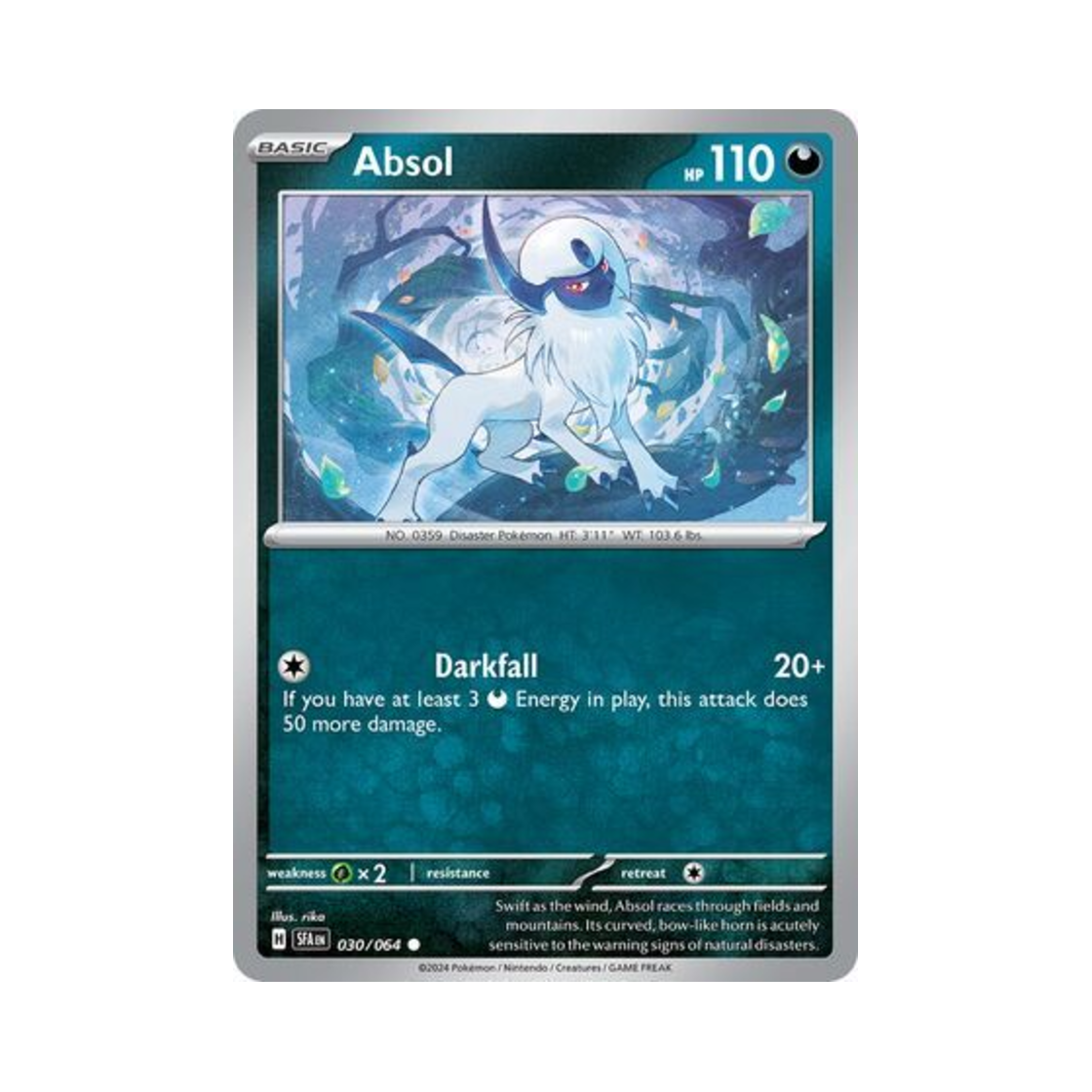포켓몬 TCG 앱솔 C 슈라우디드 페이블 (영문판)(Pokemon TCG Absol C Shrouded Fable (English Ver.)) - 1