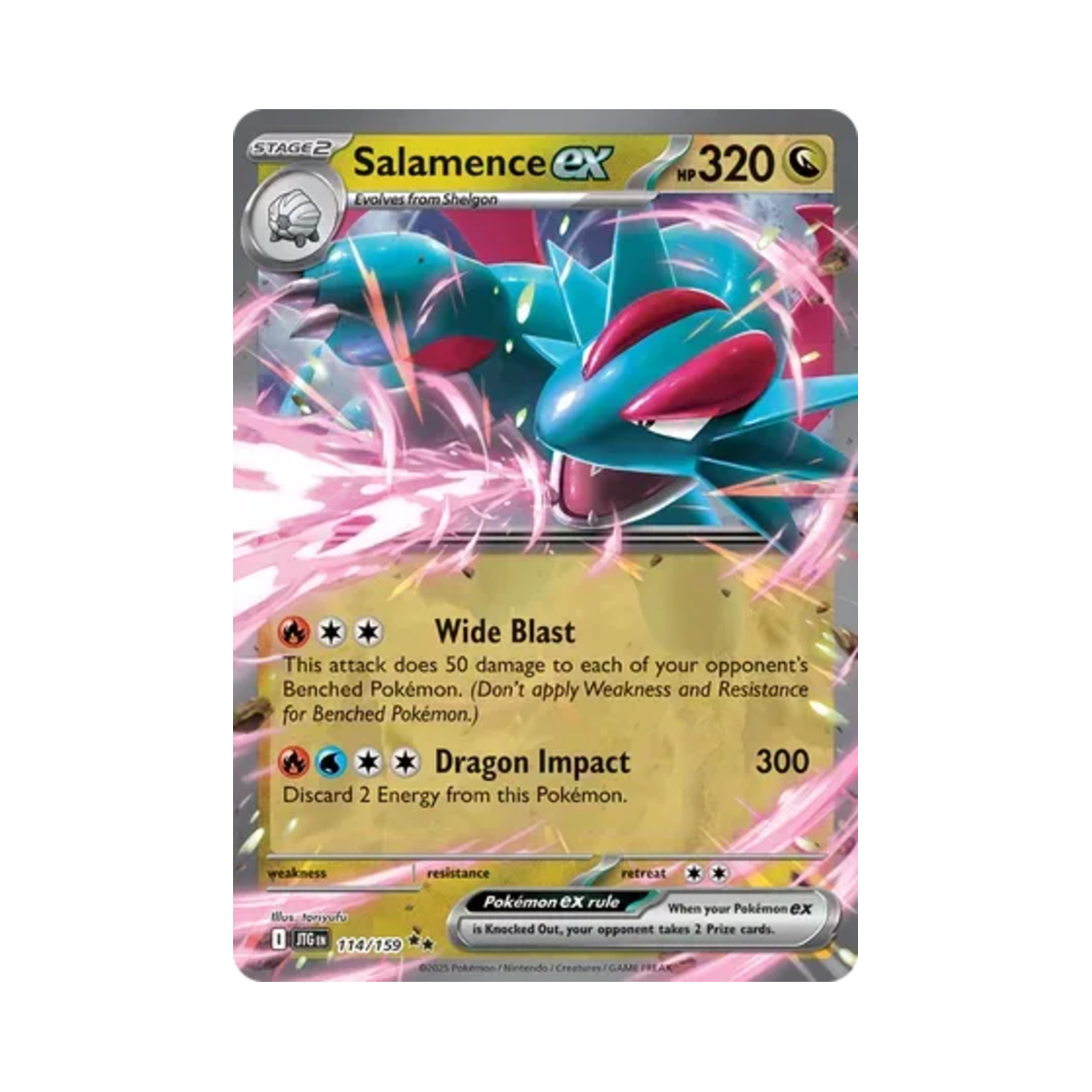 포켓몬 TCG 보만다 ex DR 저니 투게더 (영문판)(Pokemon TCG Salamence ex DR Journey Together (English Ver.)) - 1