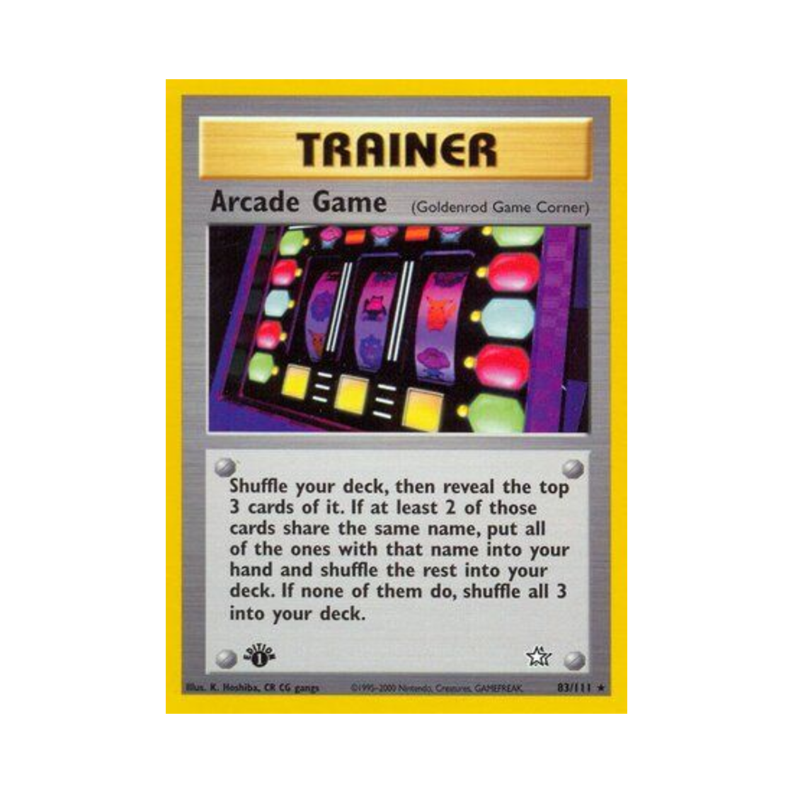 포켓몬 TCG 아케이드 게임 R 네오 제네시스 (영문판)(Pokemon TCG Arcade Game R Neo Genesis (English Ver.)) - 1