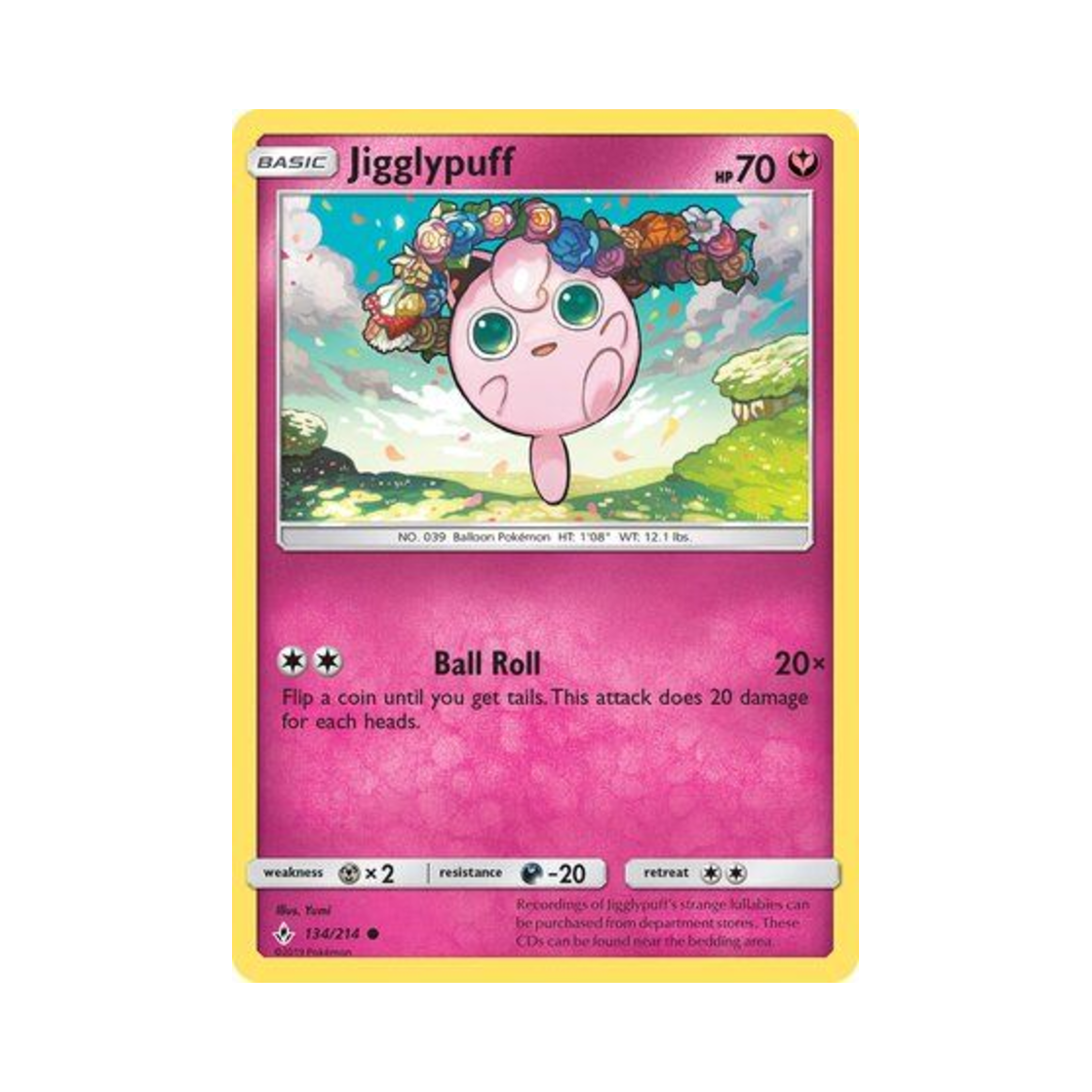 포켓몬 TCG 푸린 C 언브로큰 본즈 (영문판)(Pokemon TCG Jigglypuff C Unbroken Bonds (English Ver.)) - 1