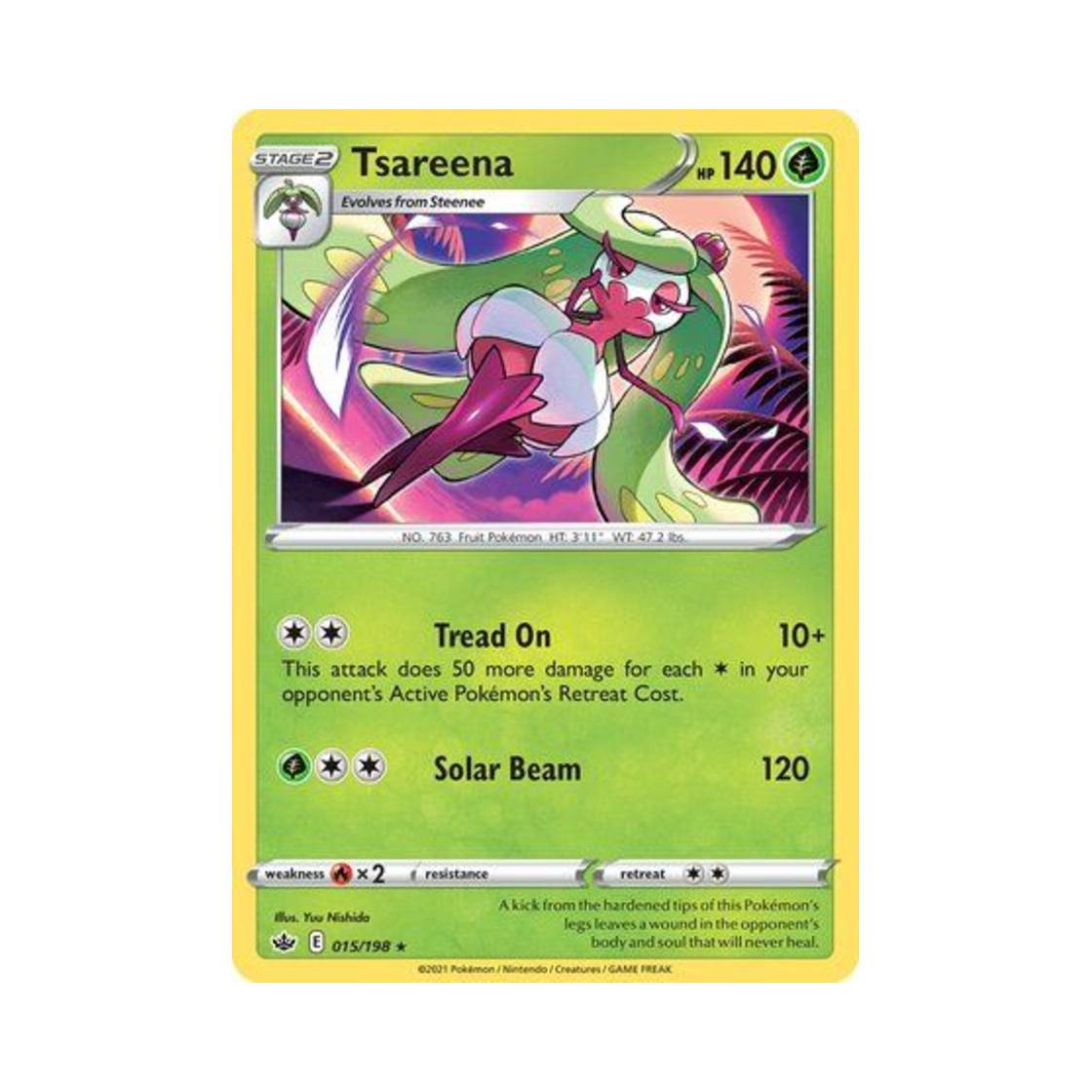 포켓몬 TCG 달코퀸 R 칠링 레인 (영문판)(Pokemon TCG Tsareena R Chilling Reign (English Ver.)) - 1
