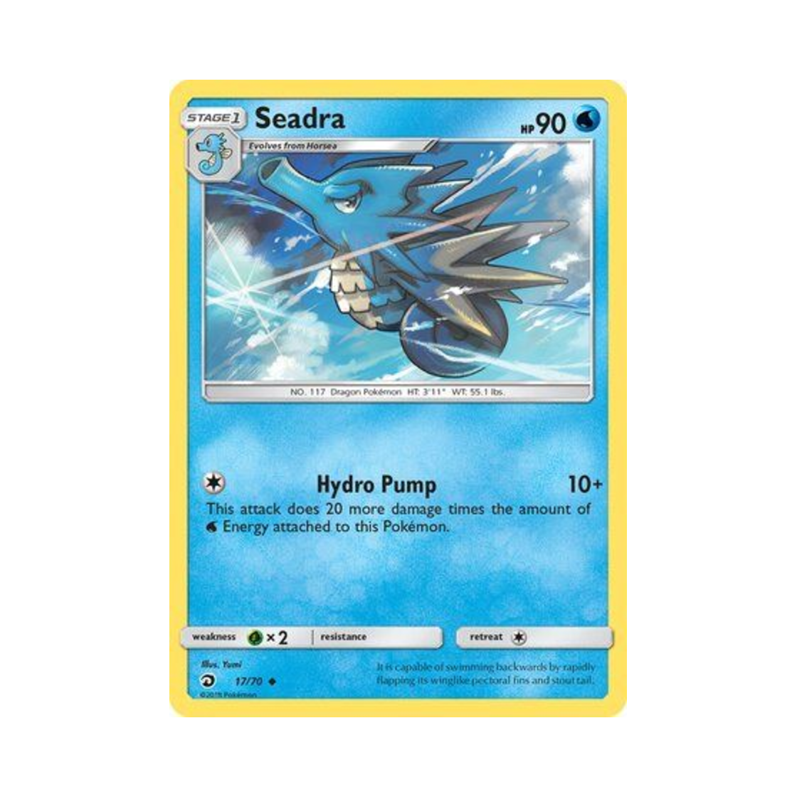 포켓몬 TCG 시드라 U 드래곤 마제스티 (영문판)(Pokemon TCG Seadra U Dragon Majesty (English Ver.)) - 1