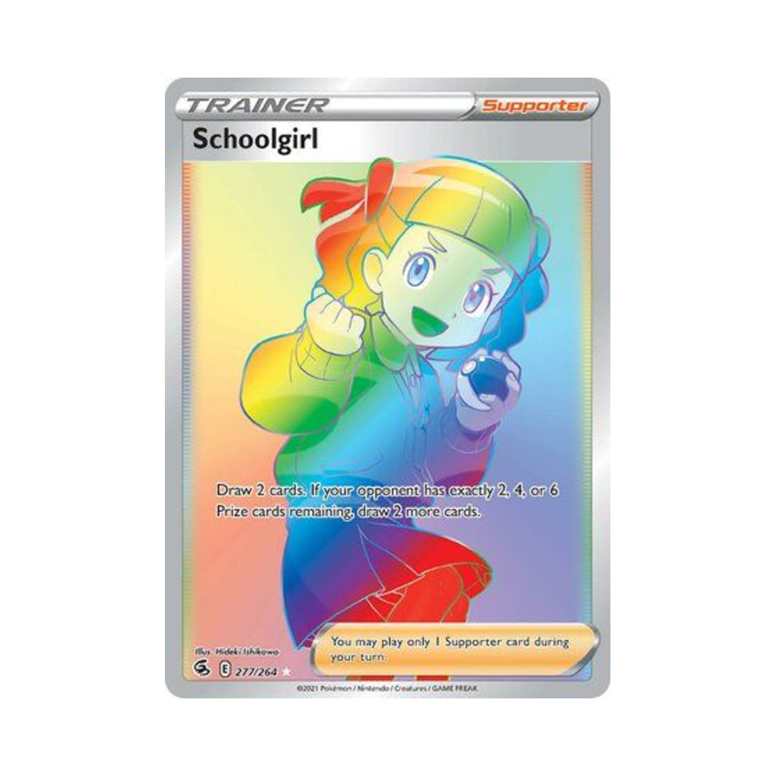 포켓몬 TCG 스쿨걸 RR 퓨전 스트라이크 (영문판)(Pokemon TCG Schoolgirl RR Fusion Strike (English Ver.)) - 1