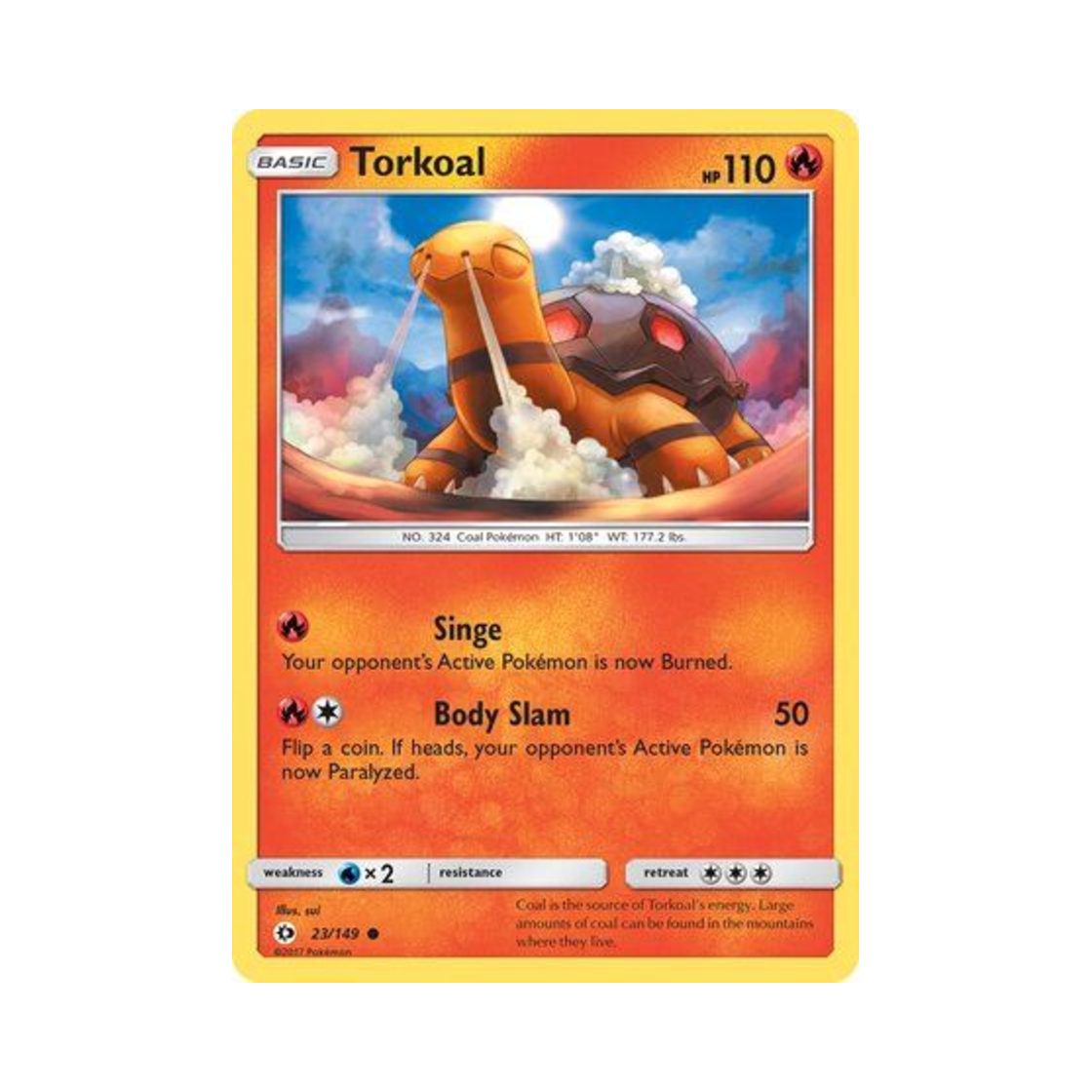 포켓몬 TCG 코터스 C 썬 & 문 (영문판)(Pokemon TCG Torkoal C Sun & Moon (English Ver.)) - 1