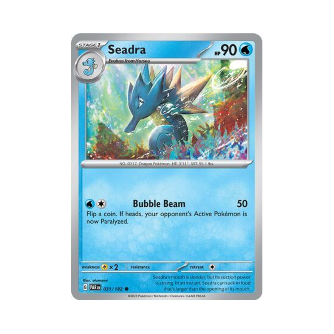 포켓몬 TCG 시드라 C 파라독스 리프트 (영문판)(Pokemon TCG Seadra C Paradox Rift (English Ver.)) - 1