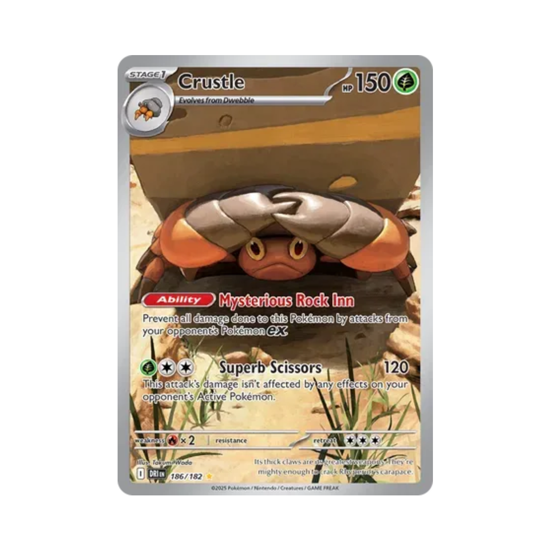 포켓몬 TCG 암팰리스 IR 데스티니드 라이벌스 (영문판)(Pokemon TCG Crustle IR Destined Rivals (English Ver.))