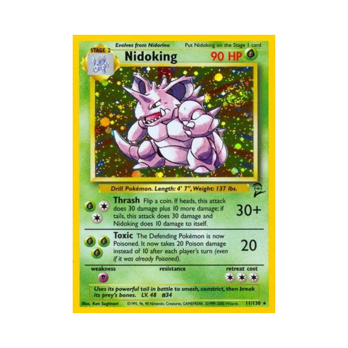 포켓몬 TCG 니드킹 베이스 세트 2 (영문판)(Pokemon TCG Nidoking Base Set 2 (English Ver.)) - 1