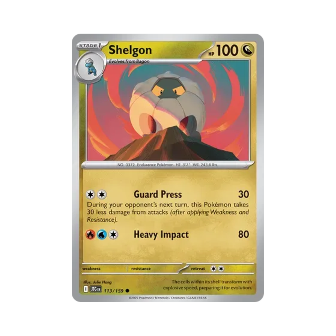 포켓몬 TCG 쉘곤 C 저니 투게더 (영문판)(Pokemon TCG Shelgon C Journey Together (English Ver.)) - 1