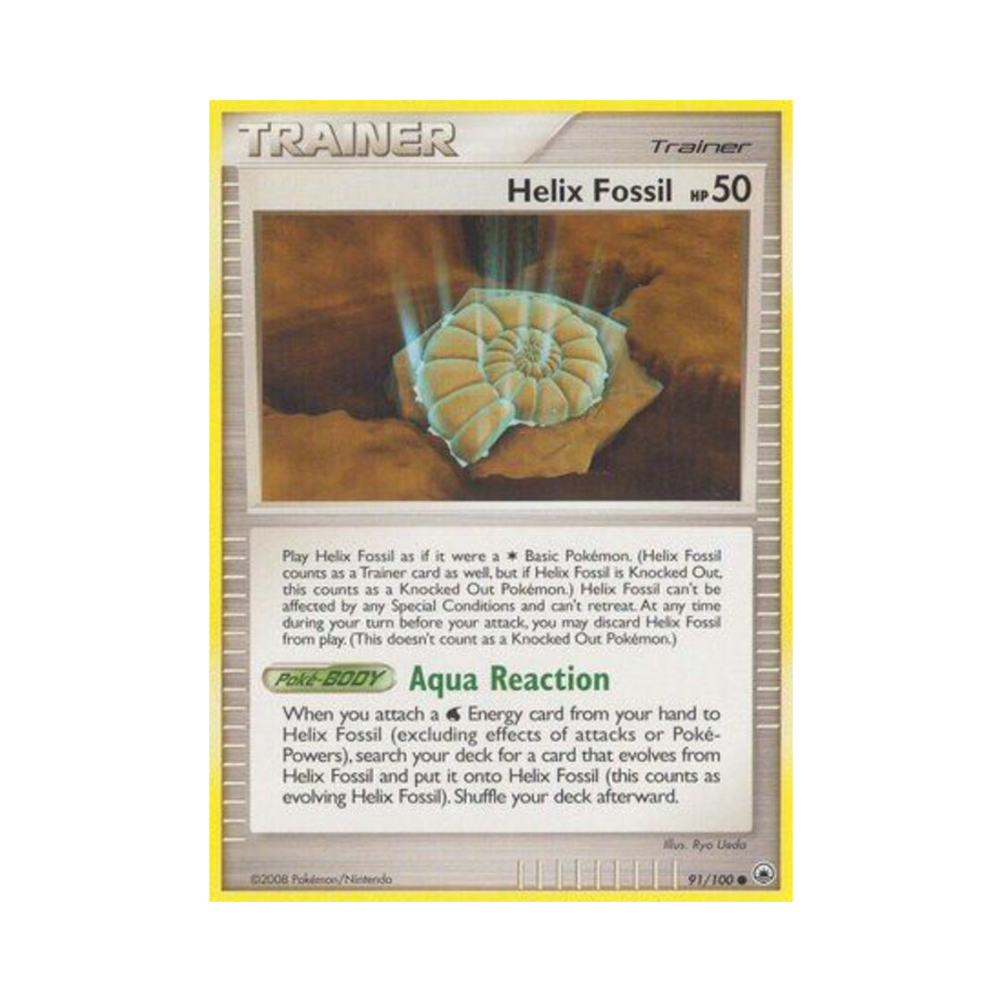 포켓몬 TCG 조개화석 C 마제스티 던 (영문판)(Pokemon TCG Helix Fossil C Majestic Dawn (English Ver.)) - 1