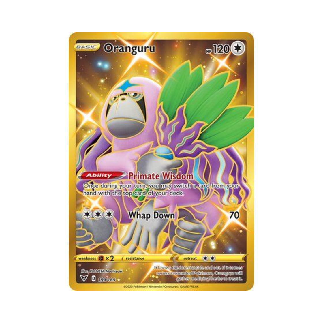 포켓몬 TCG 하랑우탄 RS 비비드 볼티지 (영문판)(Pokemon TCG Oranguru RS Vivid Voltage (English Ver.)) - 1