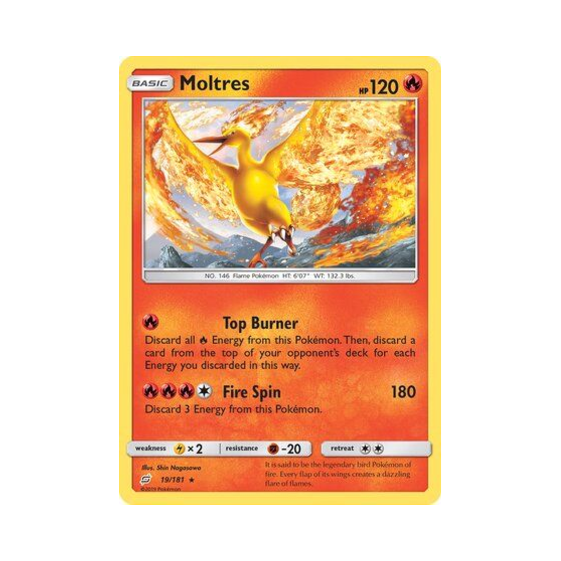 포켓몬 TCG 파이어 RH 팀업 (영문판)(Pokemon TCG Moltres RH Team Up (English Ver.)) - 1