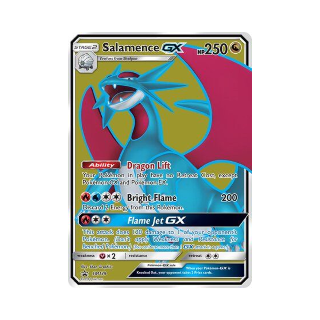 포켓몬 TCG 보만다 GX P 썬 & 문 프로모카드 (영문판)(Pokemon TCG Salamence GX P Sun & Moon Promos (English Ver.)) - 1