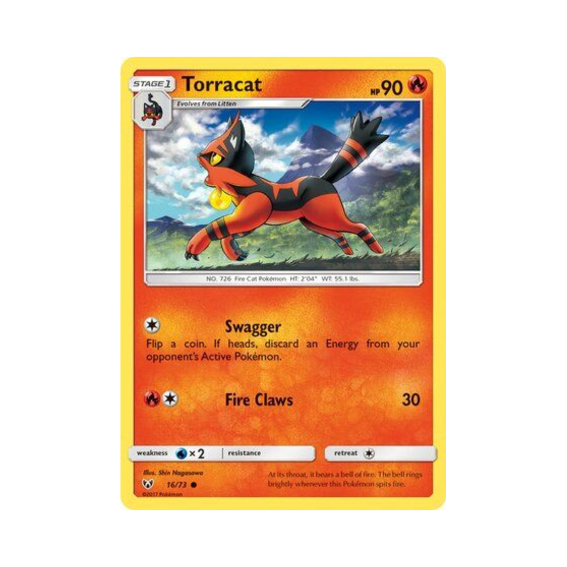 포켓몬 TCG 냐오히트 C 샤이닝 레전즈 (영문판)(Pokemon TCG Torracat C Shining Legends (English Ver.)) - 1