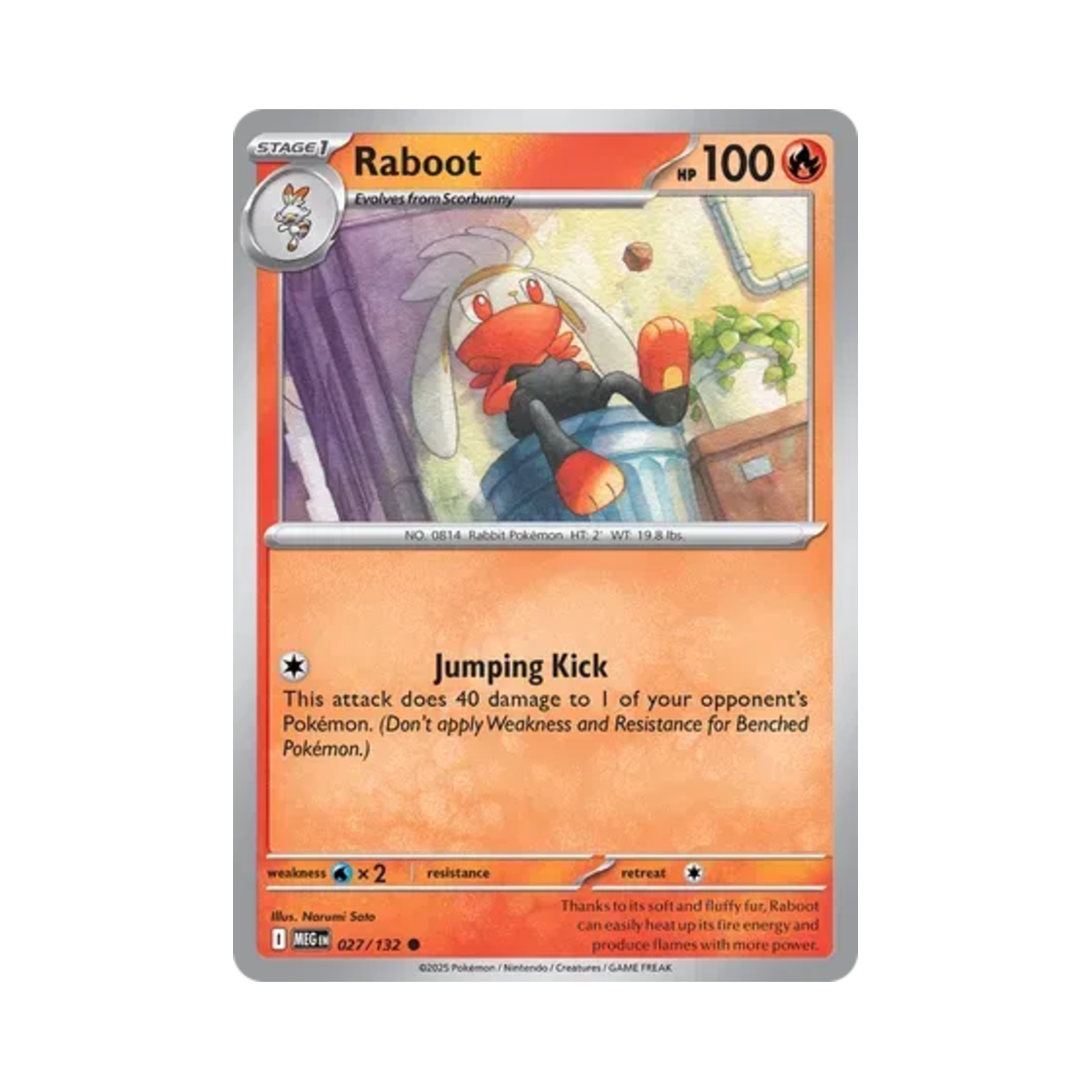 포켓몬 TCG 래비풋 C 메가 에볼루션 (영문판)(Pokemon TCG Raboot C Mega Evolution (English Ver.)) - 1