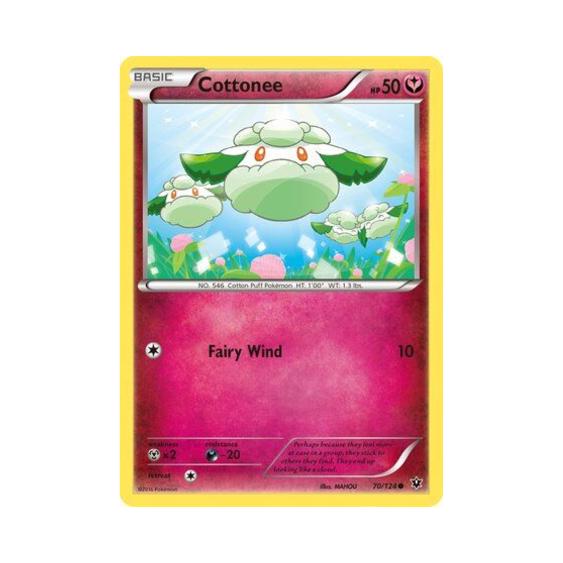 포켓몬 TCG 소미안 C 페이츠 컬라이드 (영문판)(Pokemon TCG Cottonee C Fates Collide (English Ver.)) - 1