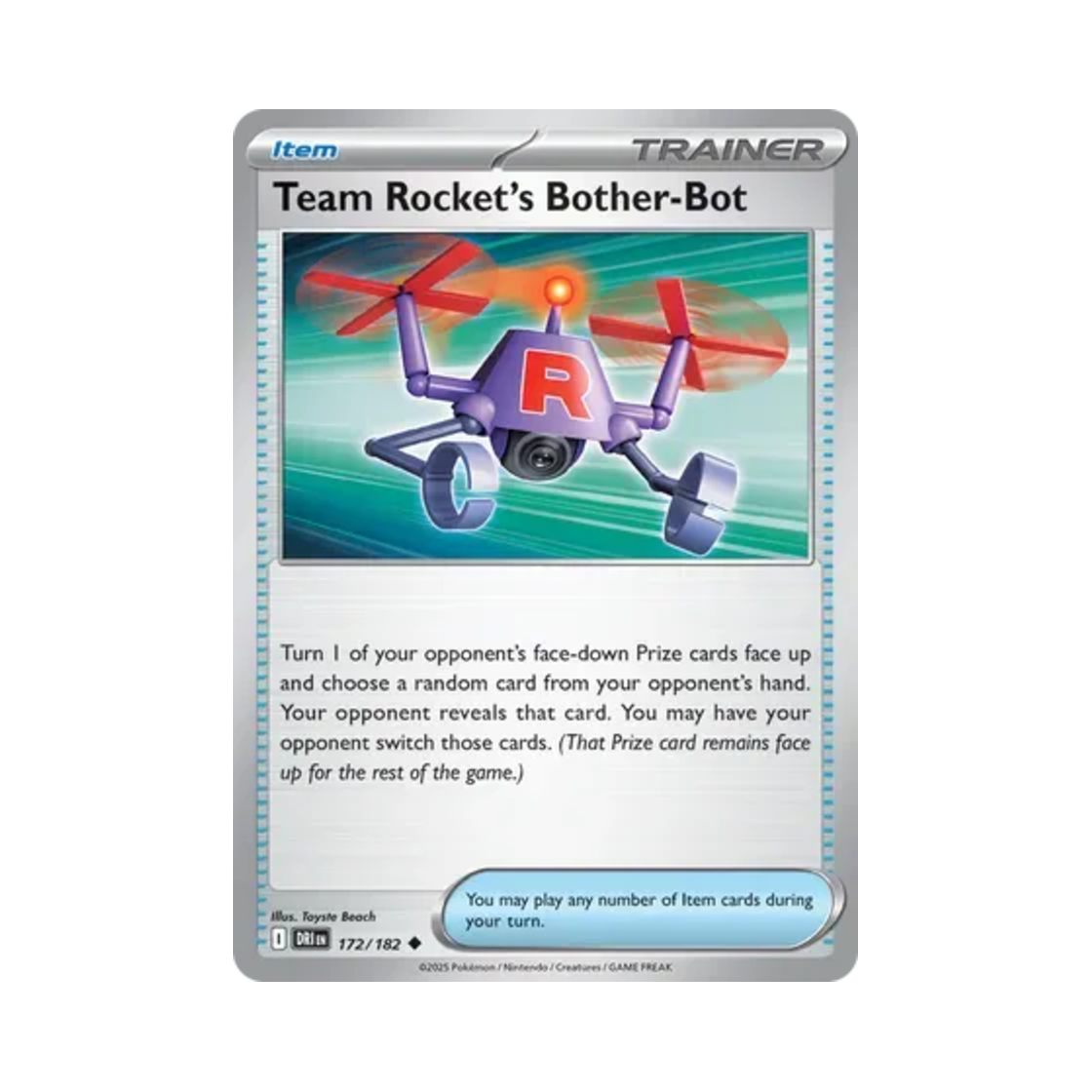포켓몬 TCG 로켓단의 방해로봇 U 데스티니드 라이벌스 (영문판)(Pokemon TCG Team Rocket's Bother Bot U Destined Rivals (English Ver.)) - 1