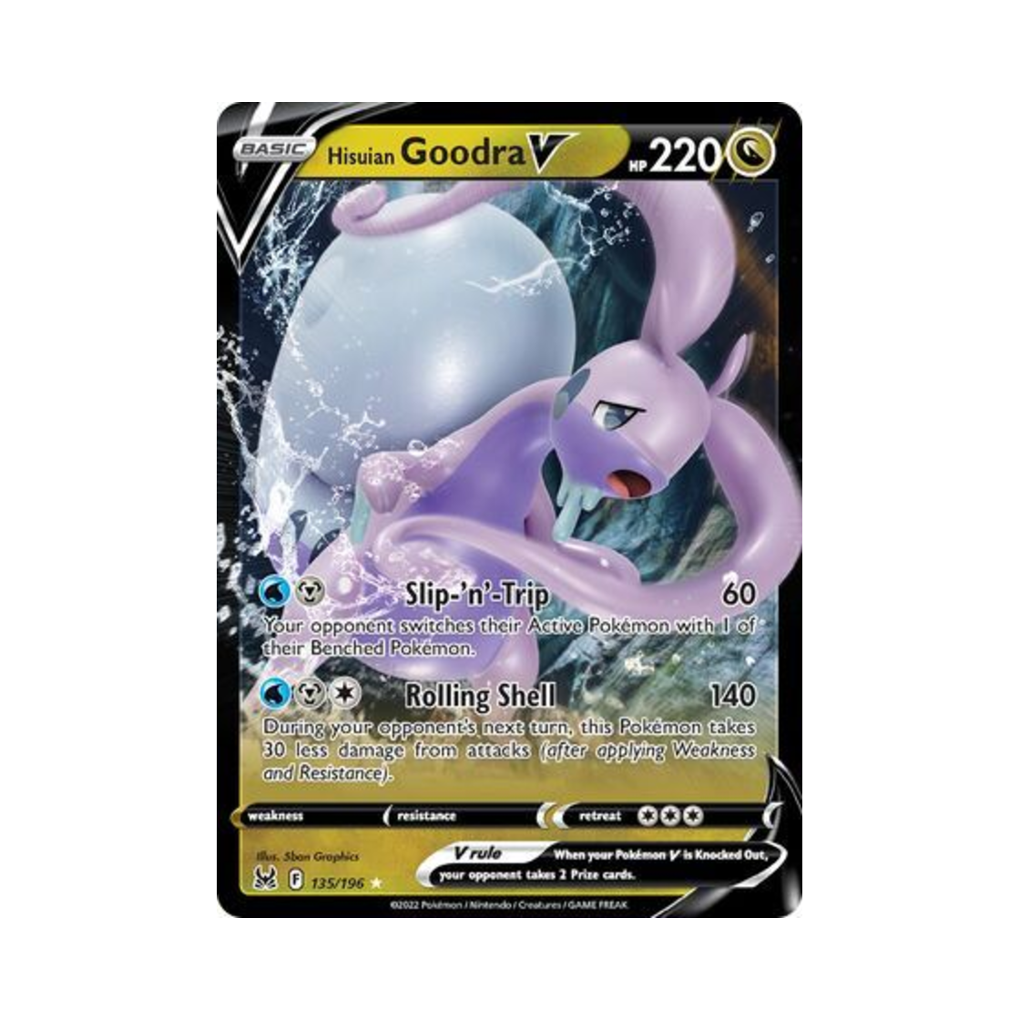 포켓몬 TCG 히스이 미끄래곤 V HRV 로스트 오리진 (영문판)(Pokemon TCG Hisuian Goodra V HRV Lost Origin (English Ver.)) - 1