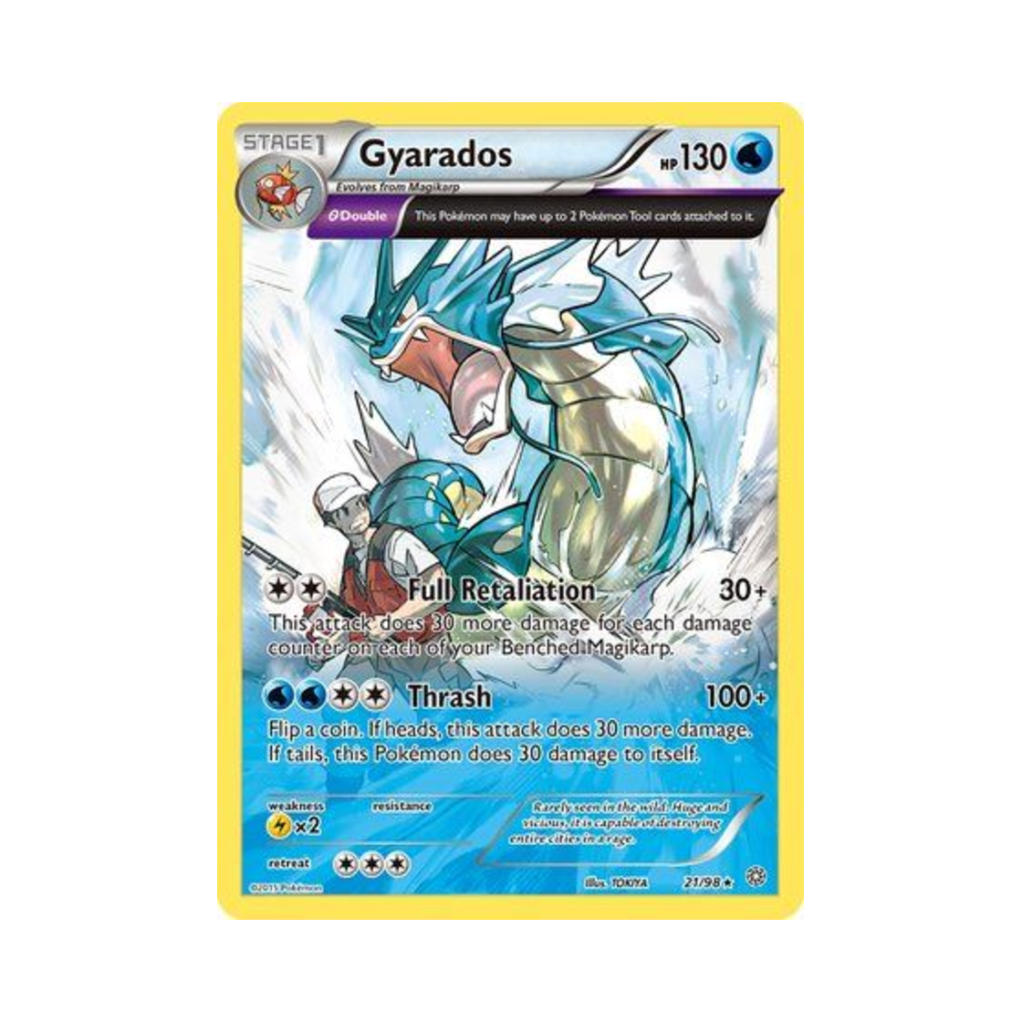 포켓몬 TCG 갸라도스 RH 에인션트 오리진스 (영문판)(Pokemon TCG Gyarados RH Ancient Origins (English Ver.)) - 1
