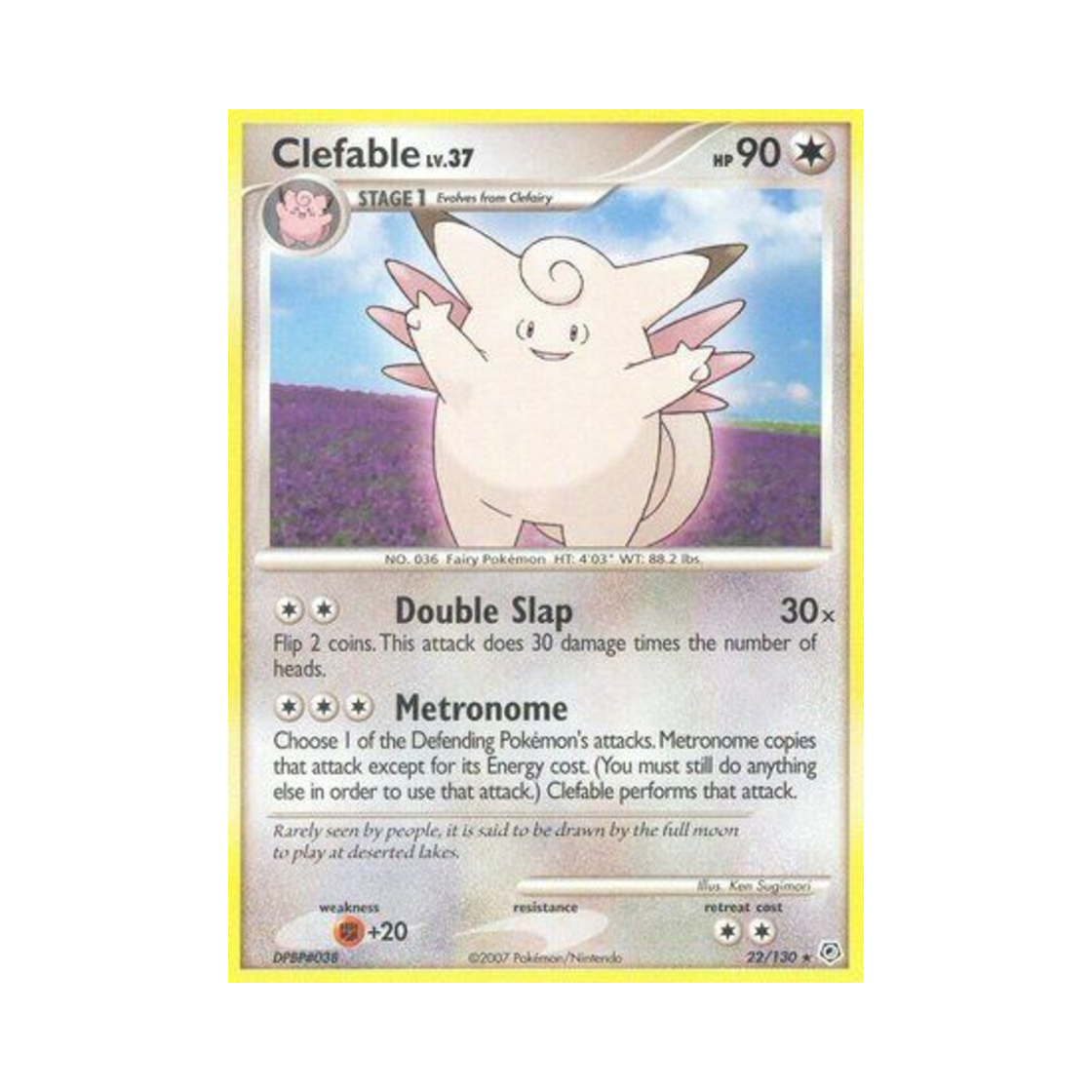 포켓몬 TCG 픽시 R 다이아몬드 & 펄 (영문판)(Pokemon TCG Clefable R Diamond & Pearl (English Ver.)) - 1