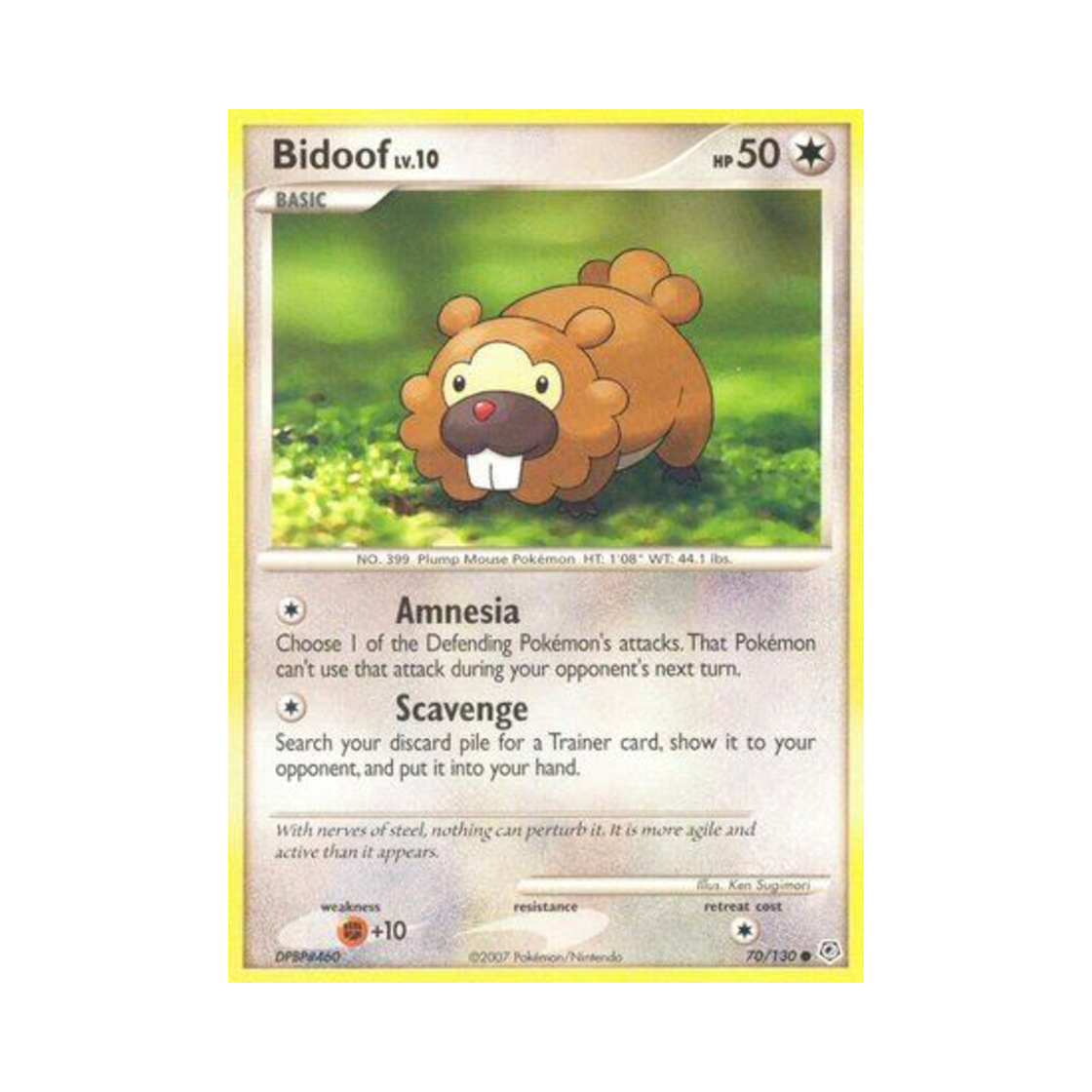 포켓몬 TCG 비버니 C 다이아몬드 & 펄 (영문판)(Pokemon TCG Bidoof C Diamond & Pearl (English Ver.)) - 1