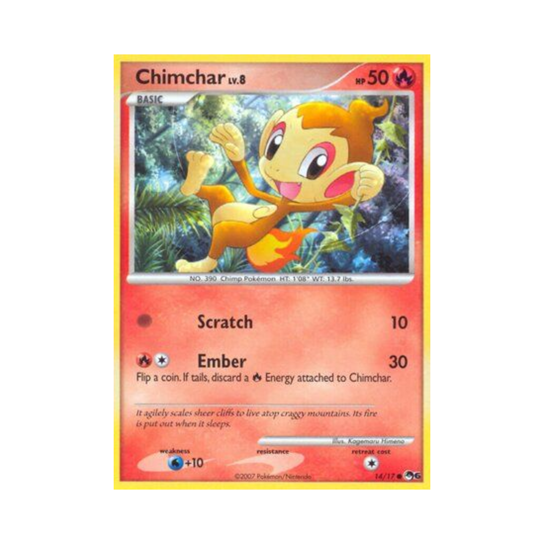 포켓몬 TCG 불꽃숭이 C 팝 시리즈 6 (영문판)(Pokemon TCG Chimchar C POP Series 6 (English Ver.)) - 1