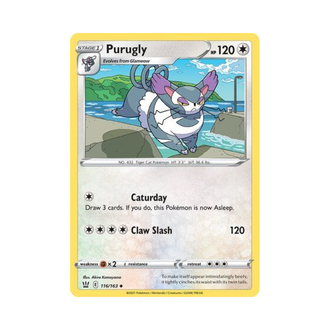 포켓몬 TCG 몬냥이 U 배틀 스타일즈 (영문판)(Pokemon TCG Purugly U Battle Styles (English Ver.)) - 1