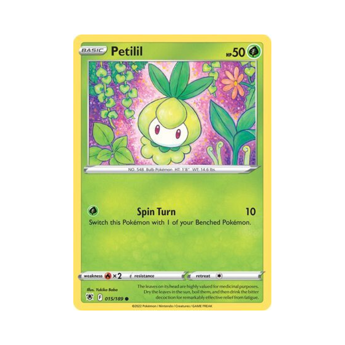 포켓몬 TCG 치릴리 C 아스트랄 레디안스 (영문판)(Pokemon TCG Petilil C Astral Radiance (English Ver.)) - 1