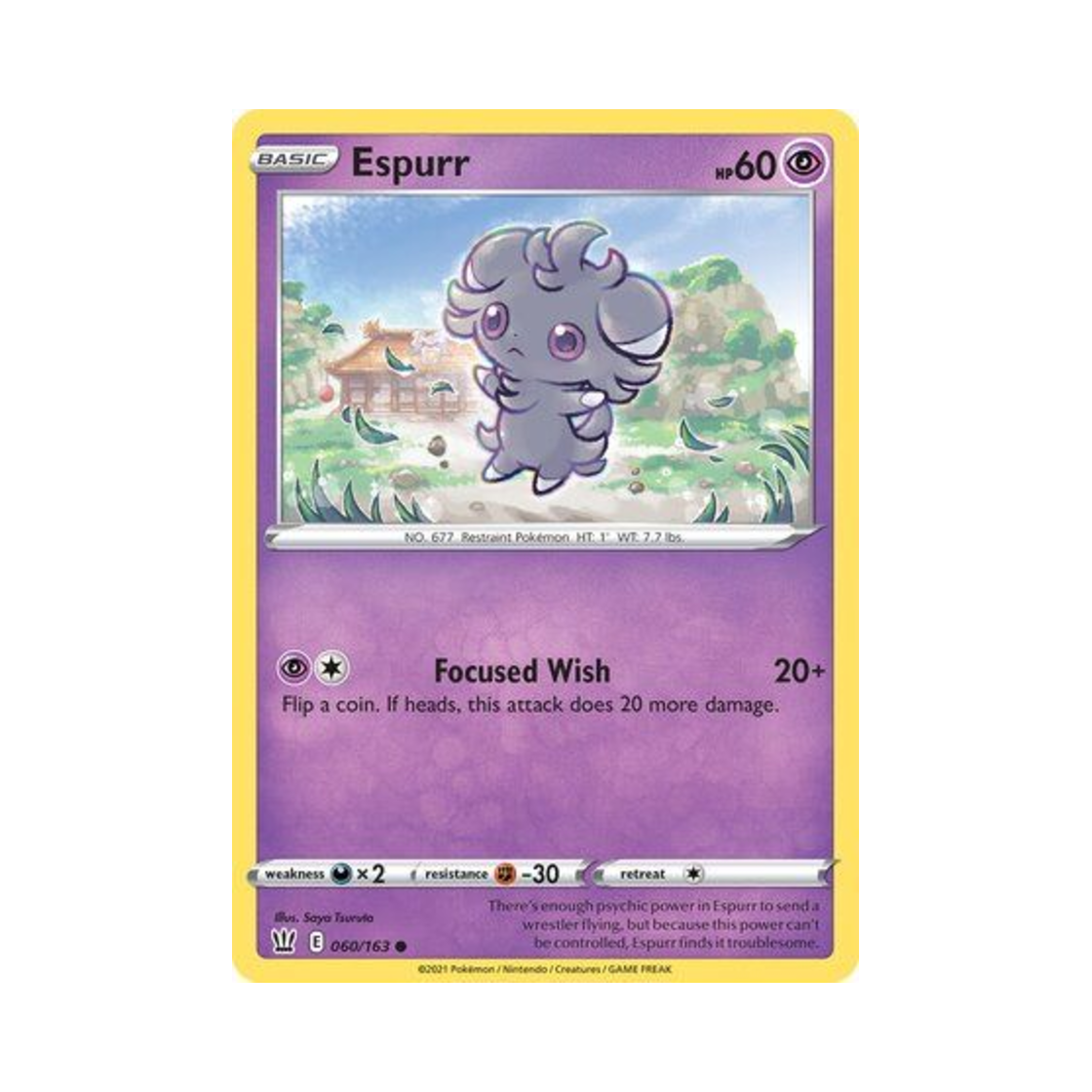 포켓몬 TCG 냐스퍼 C 배틀 스타일즈 (영문판)(Pokemon TCG Espurr C Battle Styles (English Ver.)) - 1