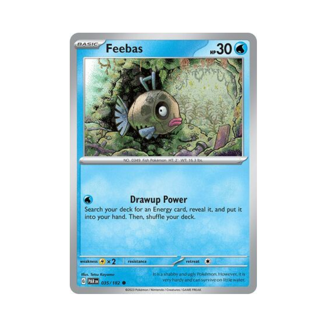 포켓몬 TCG 빈티나 C 파라독스 리프트 (영문판)(Pokemon TCG Feebas C Paradox Rift (English Ver.))