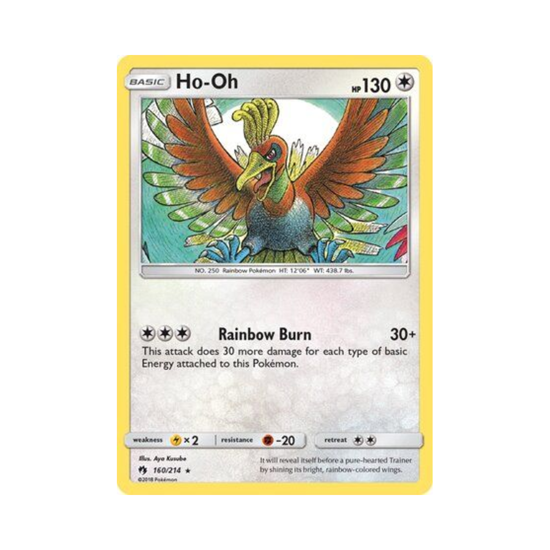 포켓몬 TCG 칠색조 R 로스트 썬더 (영문판)(Pokemon TCG Ho Oh R Lost Thunder (English Ver.)) - 1