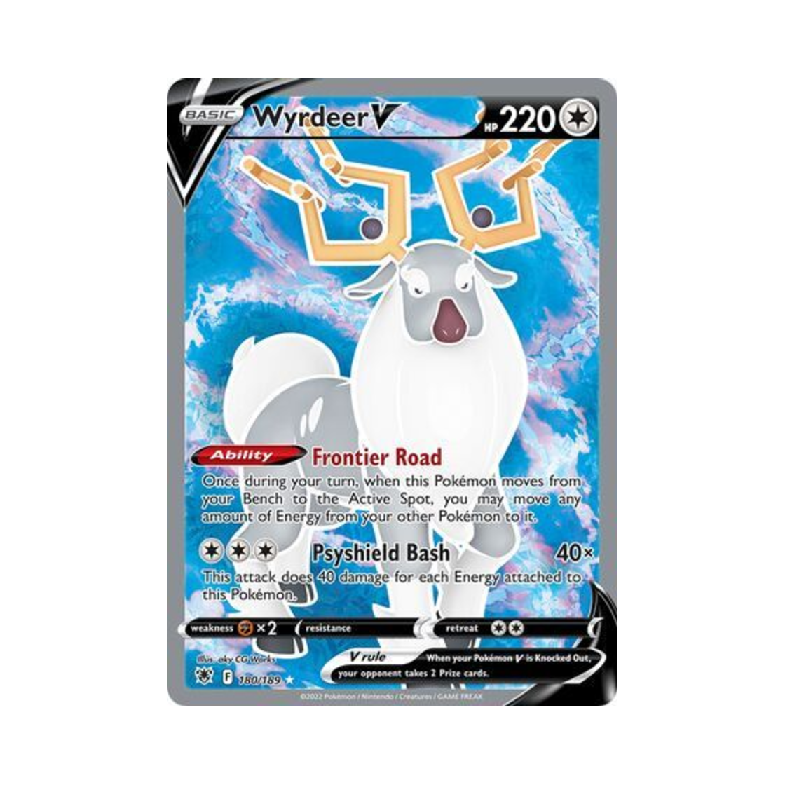 포켓몬 TCG 신비록 V RU 아스트랄 레디안스 (영문판)(Pokemon TCG Wyrdeer V RU Astral Radiance (English Ver.)) - 1