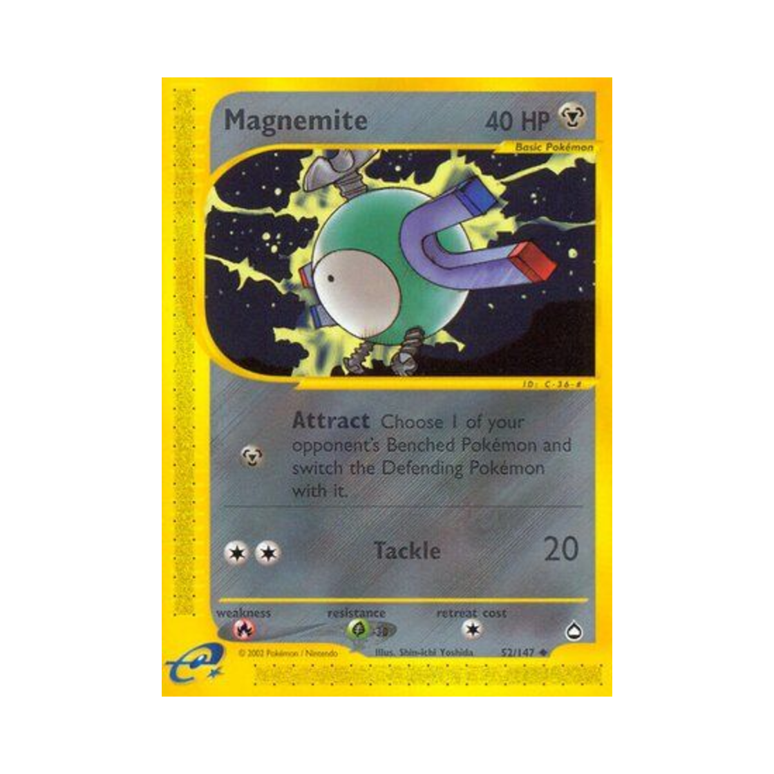 포켓몬 TCG 코일 U 아쿠아폴리스 (영문판)(Pokemon TCG Magnemite U Aquapolis (English Ver.)) - 1