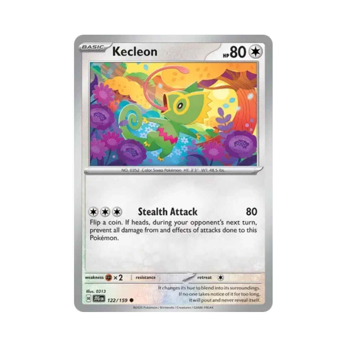 포켓몬 TCG 켈리몬 C 저니 투게더 (영문판)(Pokemon TCG Kecleon C Journey Together (English Ver.))