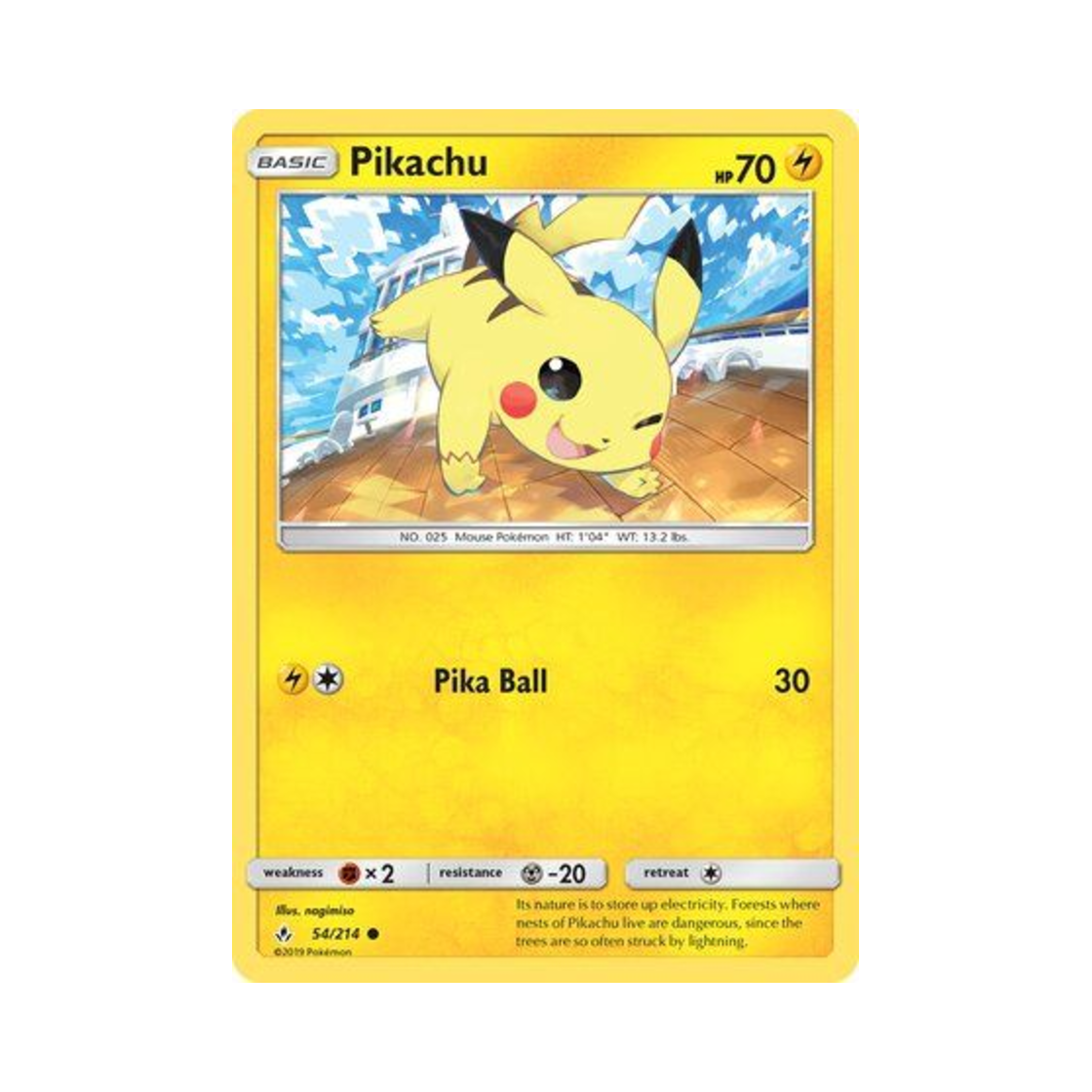 포켓몬 TCG 피카츄 C 언브로큰 본즈 (영문판)(Pokemon TCG Pikachu C Unbroken Bonds (English Ver.)) - 1