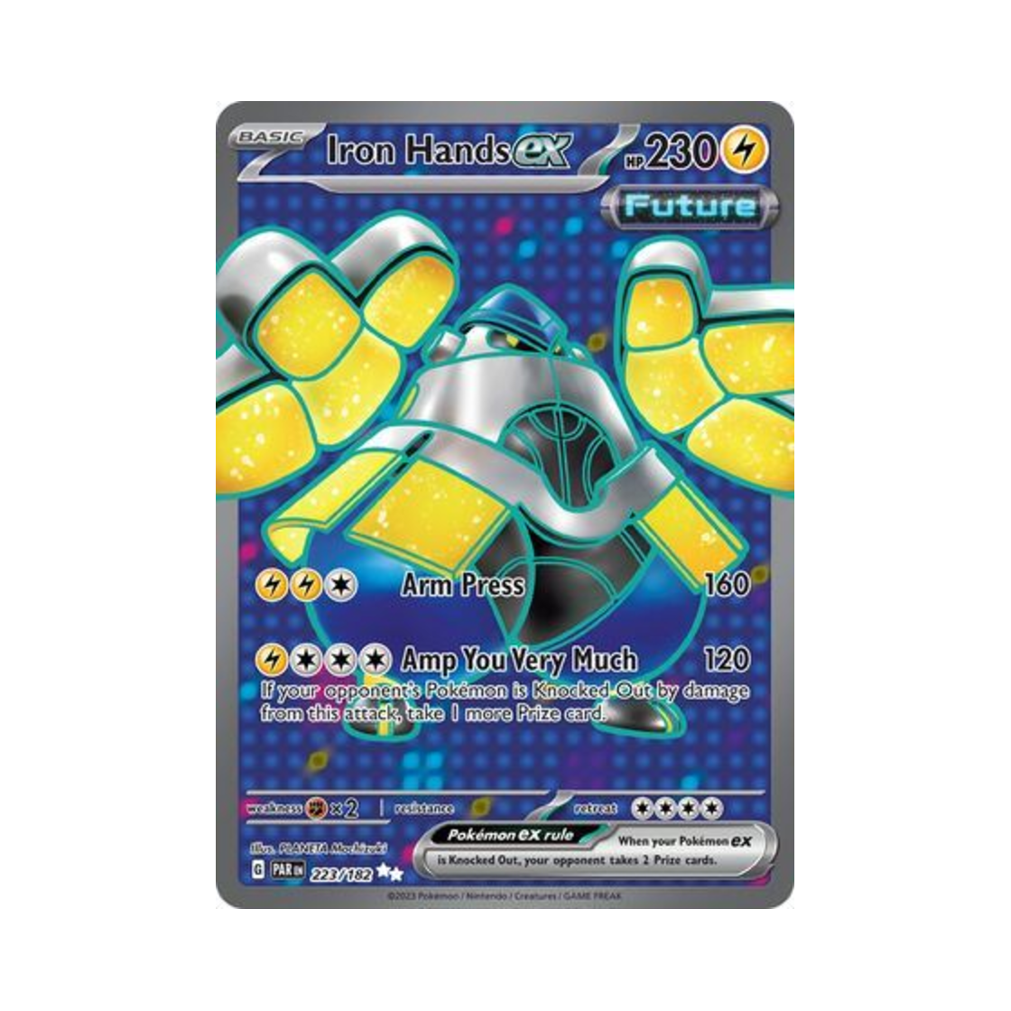 포켓몬 TCG 무쇠손 ex UR 파라독스 리프트 (영문판)(Pokemon TCG Iron Hands ex UR Paradox Rift (English Ver.)) - 1
