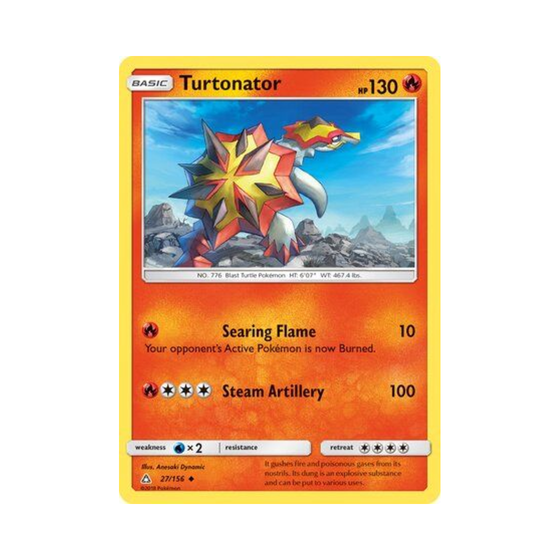 포켓몬 TCG 폭거북스 U 울트라 프리즘 (영문판)(Pokemon TCG Turtonator U Ultra Prism (English Ver.)) - 1