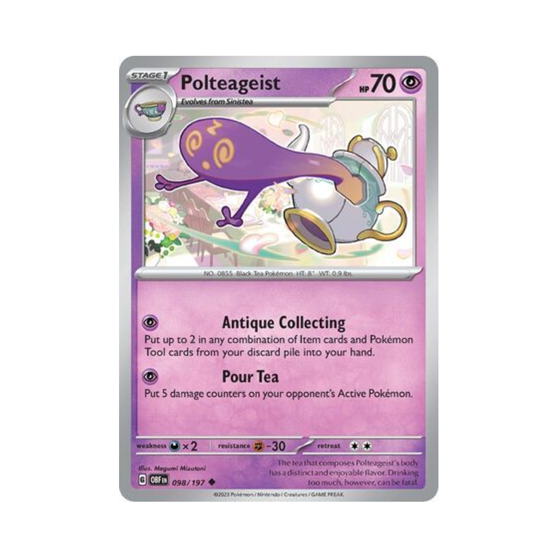 포켓몬 TCG 포트데스 U 옵시디언 플레임즈 (영문판)(Pokemon TCG Polteageist U Obsidian Flames (English Ver.)) - 1
