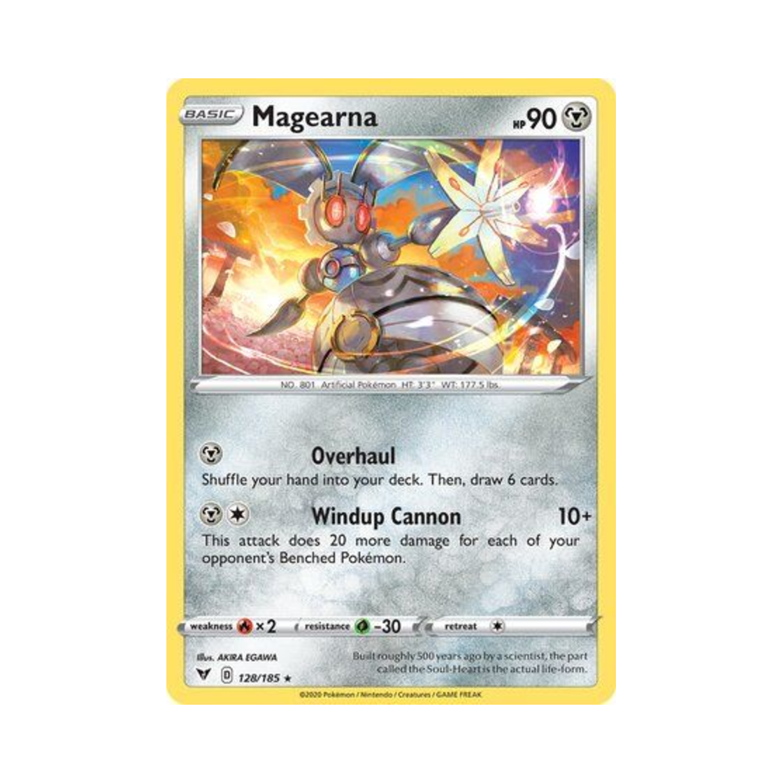 포켓몬 TCG 마기아나 RH 비비드 볼티지 (영문판)(Pokemon TCG Magearna RH Vivid Voltage (English Ver.))