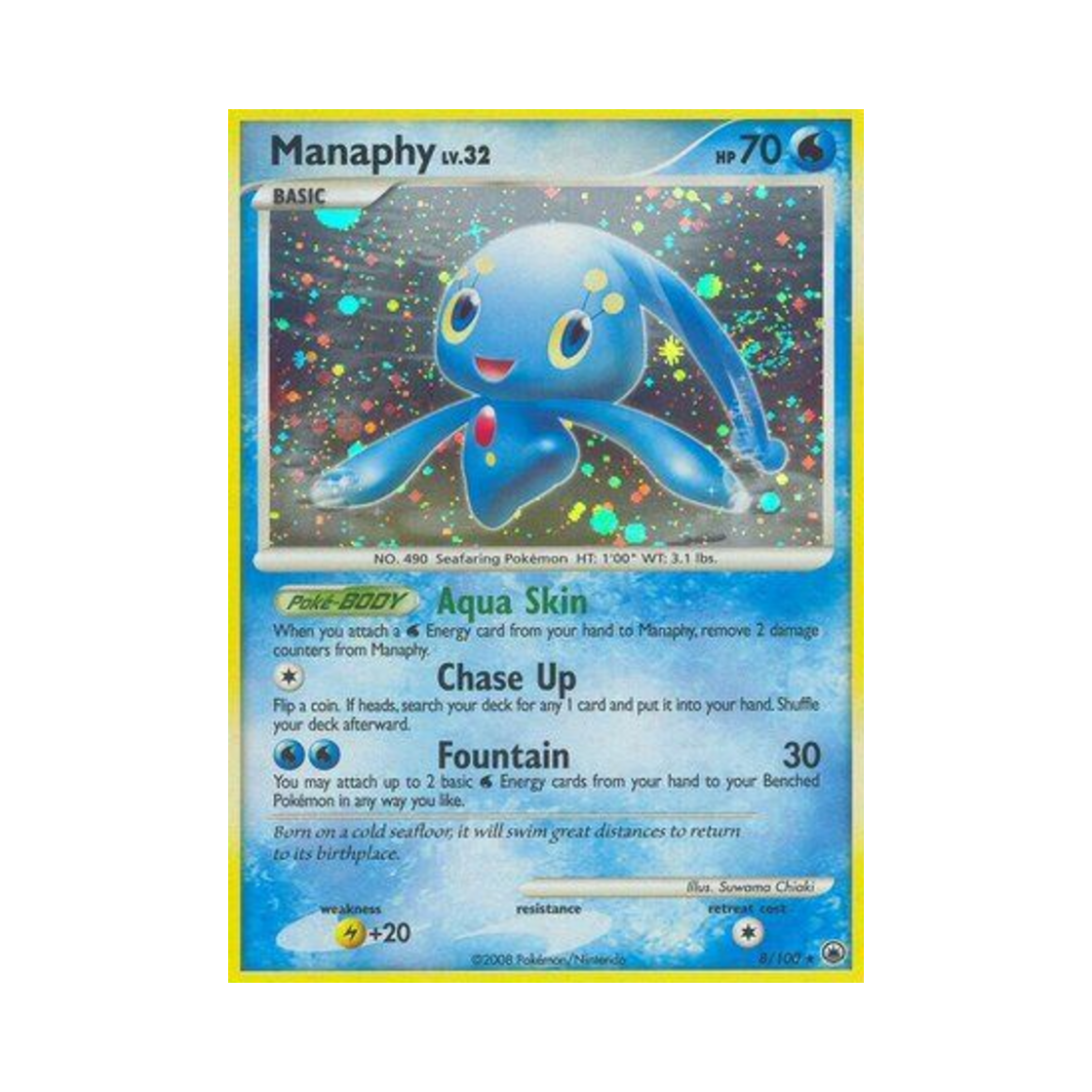 포켓몬 TCG 마나피 RH 마제스티 던 (영문판)(Pokemon TCG Manaphy RH Majestic Dawn (English Ver.))