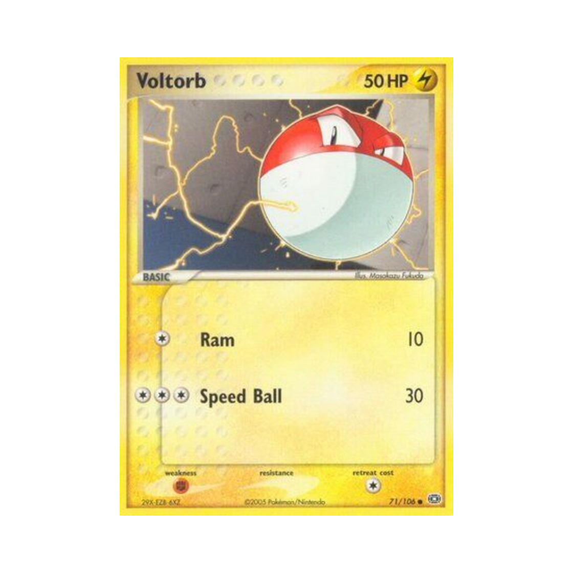포켓몬 TCG 찌리리공 C EX 에메랄드 (영문판)(Pokemon TCG Voltorb C EX Emerald (English Ver.))