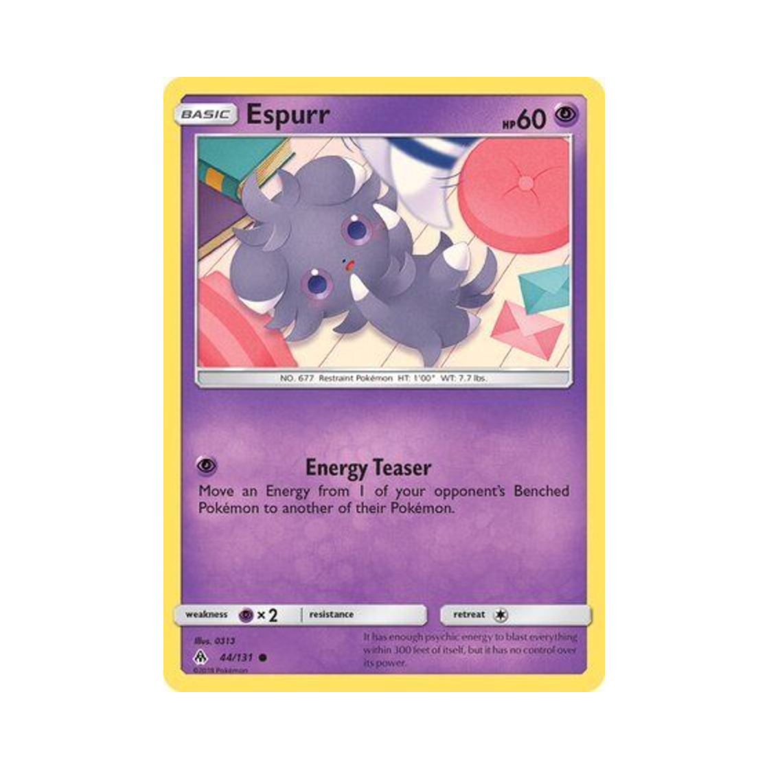 포켓몬 TCG 냐스퍼 C 포비든 라이트 (영문판)(Pokemon TCG Espurr C Forbidden Light (English Ver.)) - 1