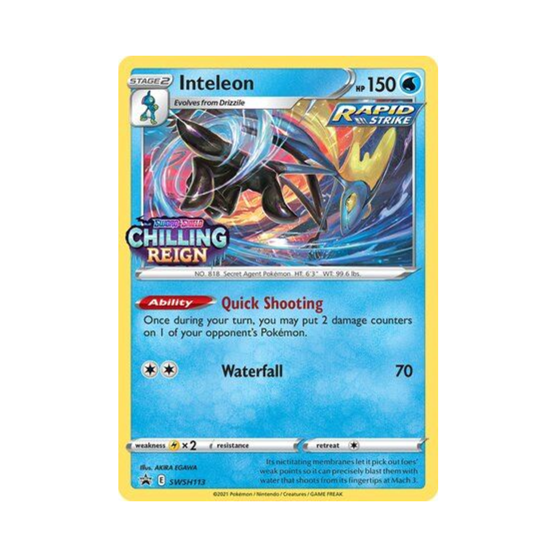 포켓몬 TCG 인텔리레온 P 소드 & 실드 프로모카드 (영문판)(Pokemon TCG Inteleon P Sword & Shield Promos (English Ver.)) - 1