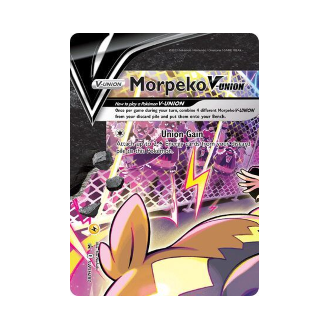 포켓몬 TCG 모르페코 V UNION P 소드 & 실드 프로모카드 (영문판)(Pokemon TCG Morpeko V UNION P Sword & Shield Promos (English Ver.)) - 1