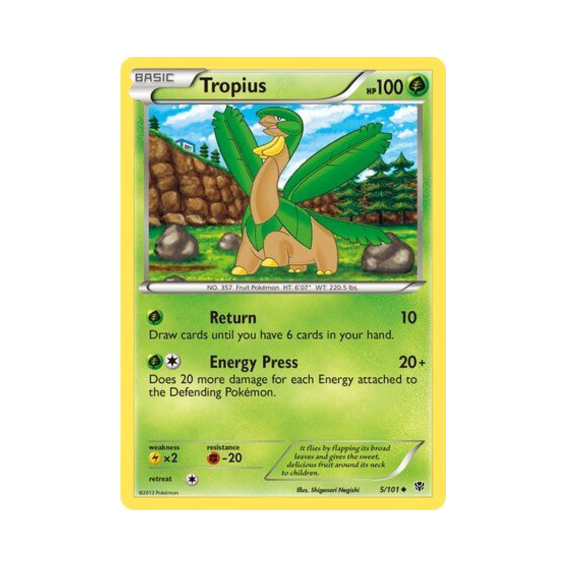 포켓몬 TCG 트로피우스 U 플라스마 블라스트 (영문판)(Pokemon TCG Tropius U Plasma Blast (English Ver.)) - 1