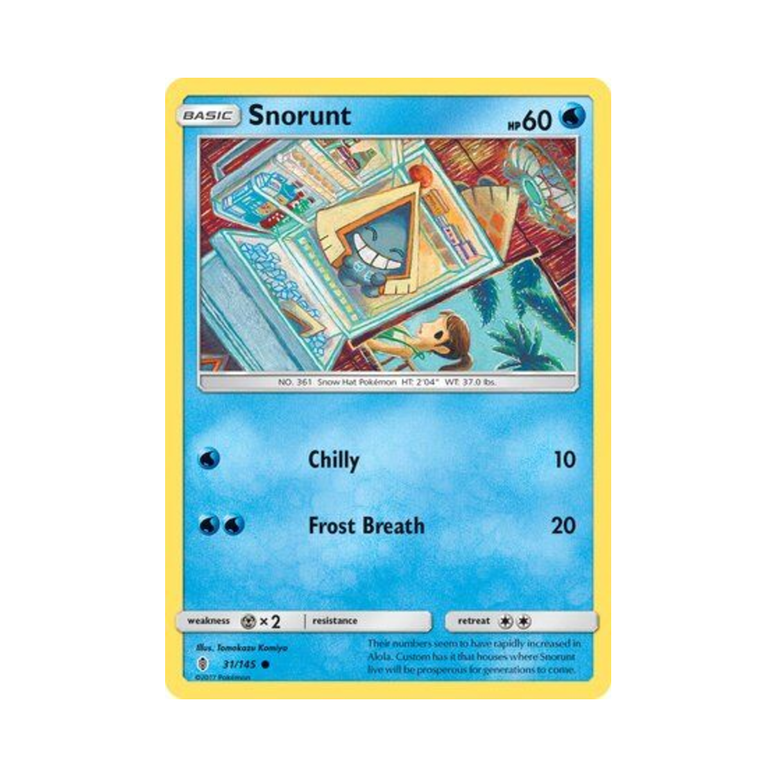 포켓몬 TCG 눈꼬마 C 가디언스 라이징 (영문판)(Pokemon TCG Snorunt C Guardians Rising (English Ver.)) - 1