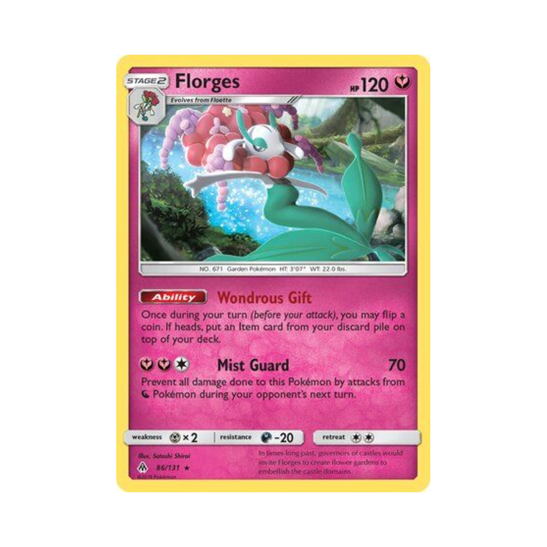 포켓몬 TCG 플라제스 R 포비든 라이트 (영문판)(Pokemon TCG Florges R Forbidden Light (English Ver.)) - 1