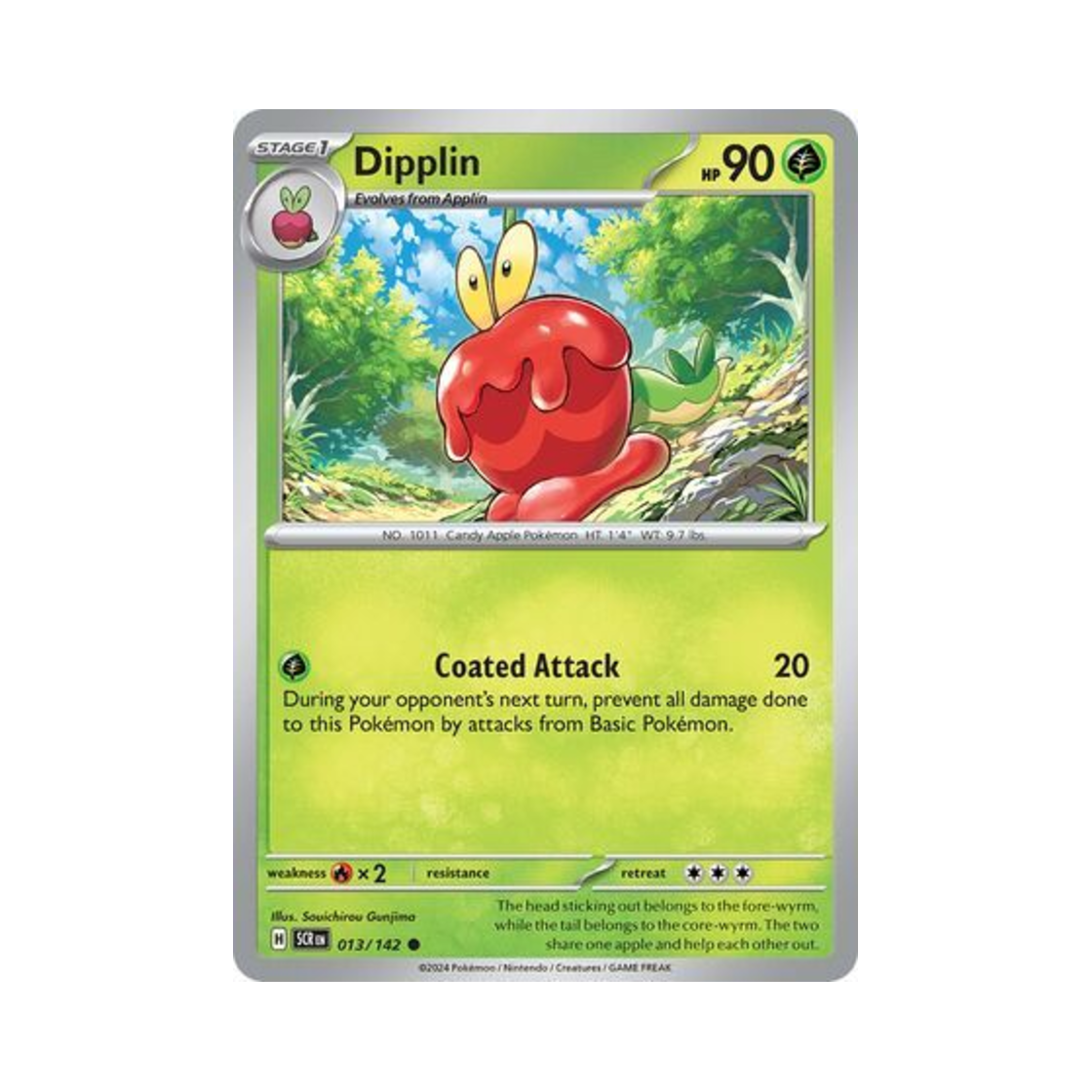 포켓몬 TCG 과미르 C 스텔라 크라운 (영문판)(Pokemon TCG Dipplin C Stellar Crown (English Ver.)) - 1
